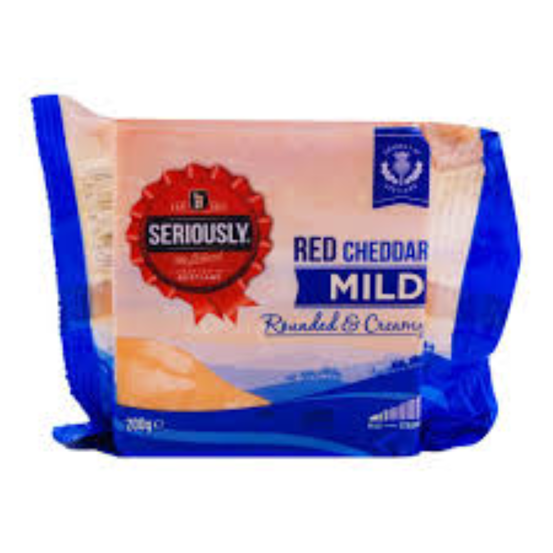 MCLELLAND RED CHEDDAR MILD 200G